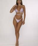 Attitude swimwear – Großhandel Bikini – Damen – Dreieck-Bikini mit Gürtelband, goldfarbenem Ring und Tanga-Slip5