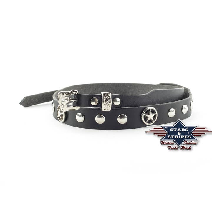 Hb-33 læder hatebånd for engroshandel hos Stars & Stripes®