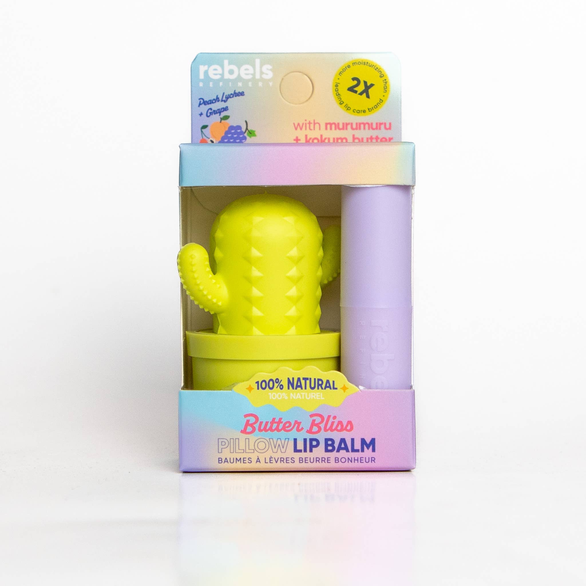Rebels Refinery - Wholesale Lip Balm - Butter Bliss Two Pack Cactus + NEW Sleek Stick