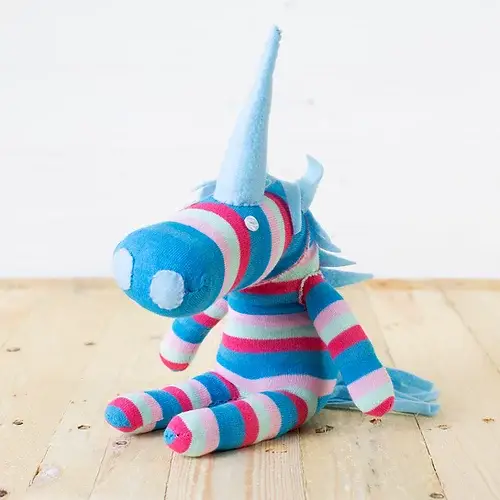 Sock Creatures - Wholesale DIY Craft Kit - Kids - Sock Unicorn Craft Kit1
