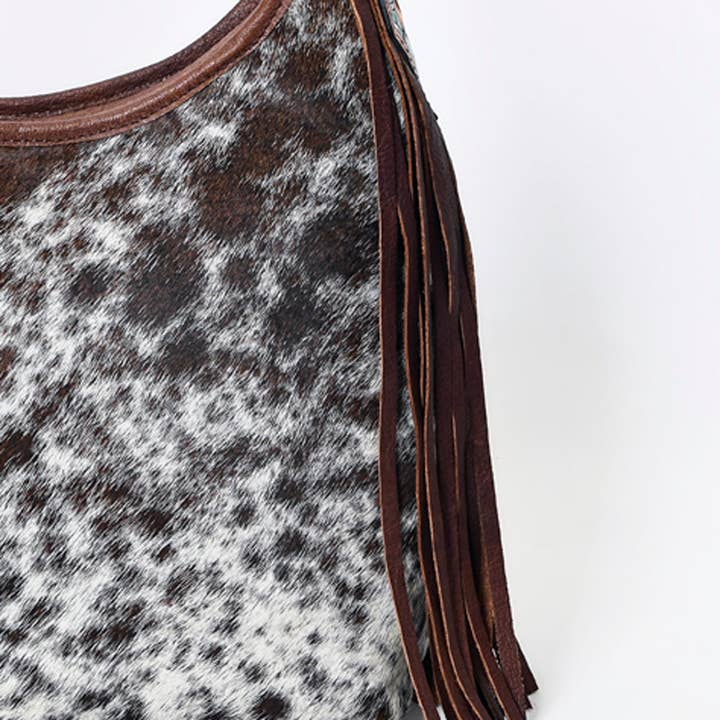 LS Western - Wholesale Shoulder bag – women's - LC-ADBG803 Annie Western Hobo Bag Hair-On Cowhide & Tooled Leather Shoulder Purse13