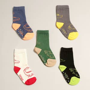 Gripjoy Socks Grip Socks for Toddlers & Kids - 2 Pack - Blue 2-4Y