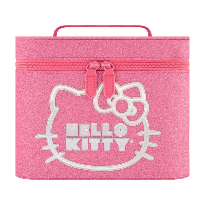 Sanrio Hello Kitty Pink Cosmetic Case with Mirror for wholesale by FUL Luggage (Concept One)