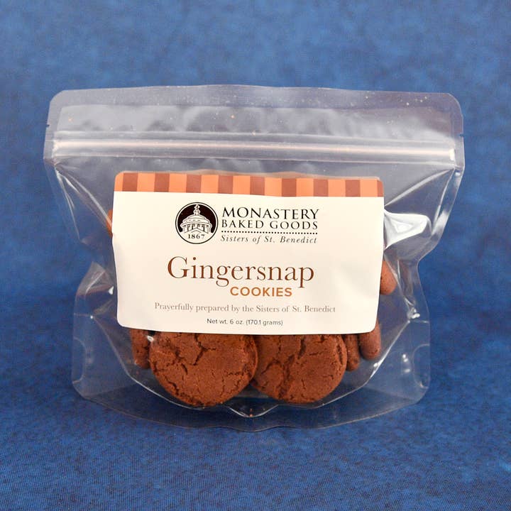 Monastery Baked Goods - Wholesale Cookie - Gingersnap Cookies (6-oz)0
