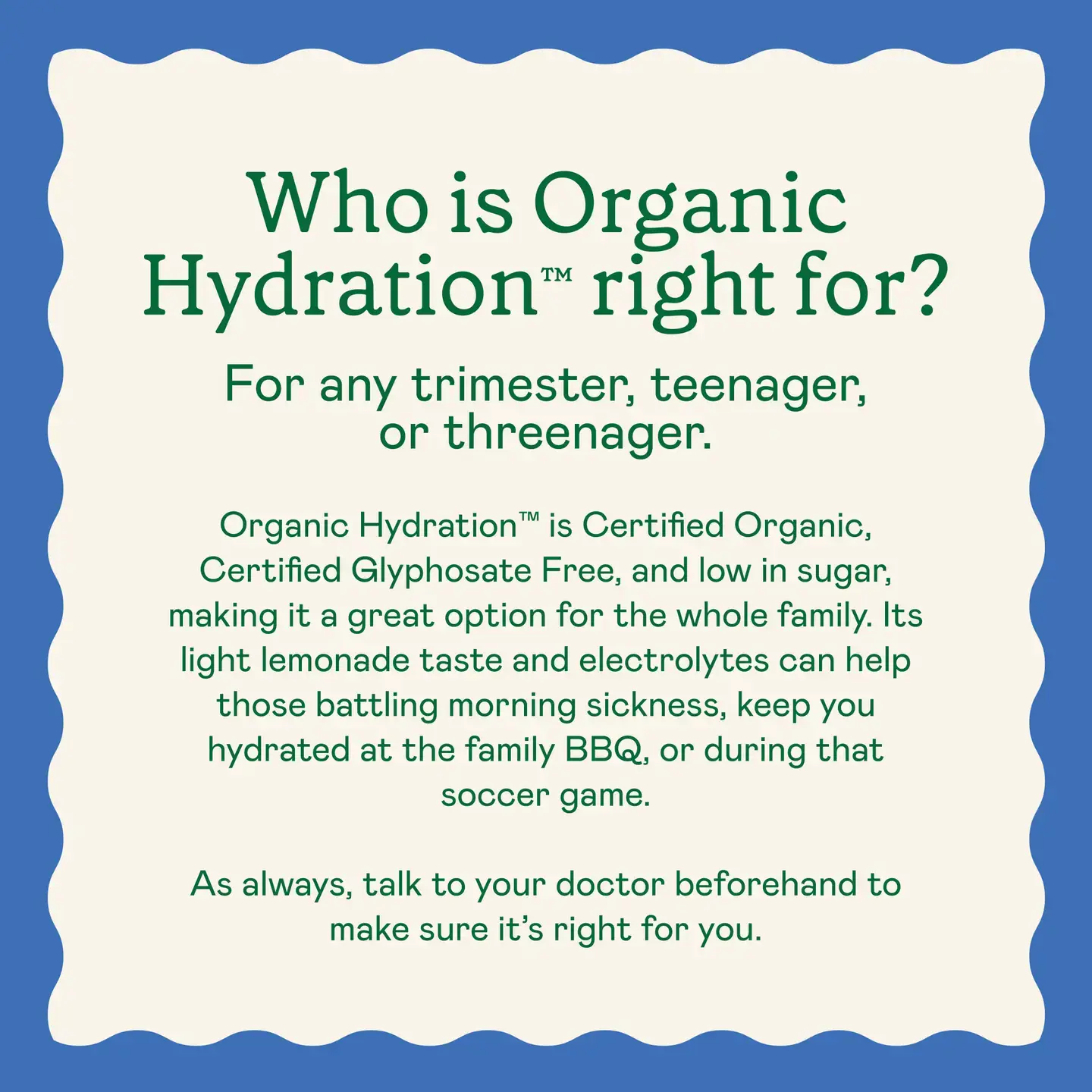 GoodOnya – wholesale Powdered health drink – Organic Hydration™ 100-Stick Pack12