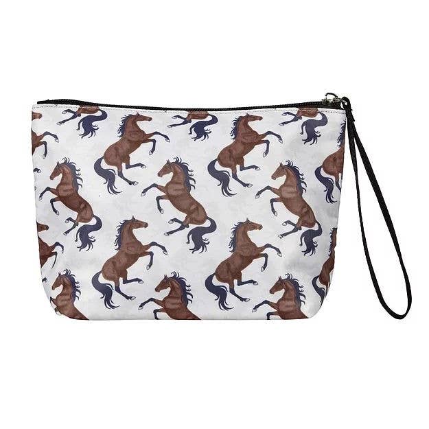 AWST Int'l Lila Bay Horses Accessory Pouch w/ Wristlet for wholesale by JPC Equestrian