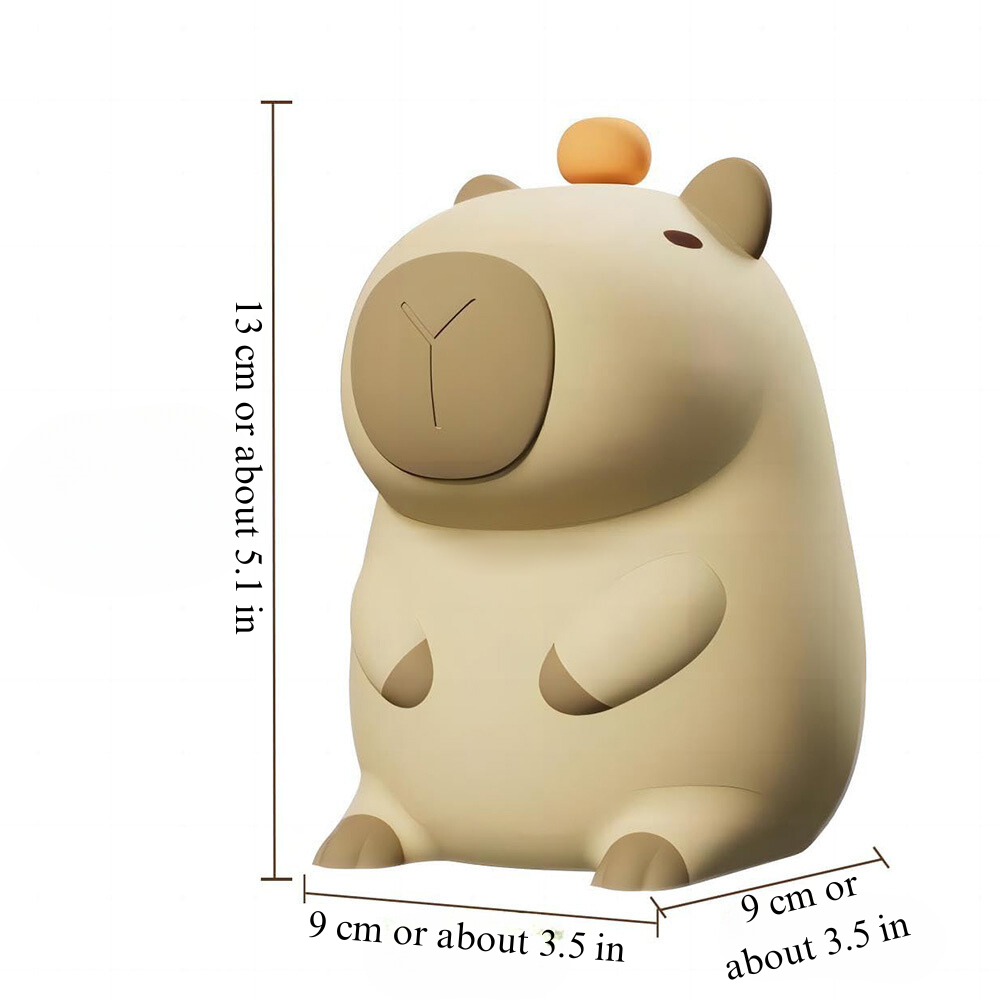 Moderny - Vendita all'ingrosso Luce notturna - Bambini e neonati - Lampada Luminescente Morbida Capibara4