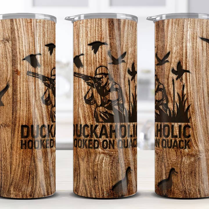 Gobelet de chasse de 20 oz avec paille, idée cadeau pour les papas pour la vente par ThePlanningQueen