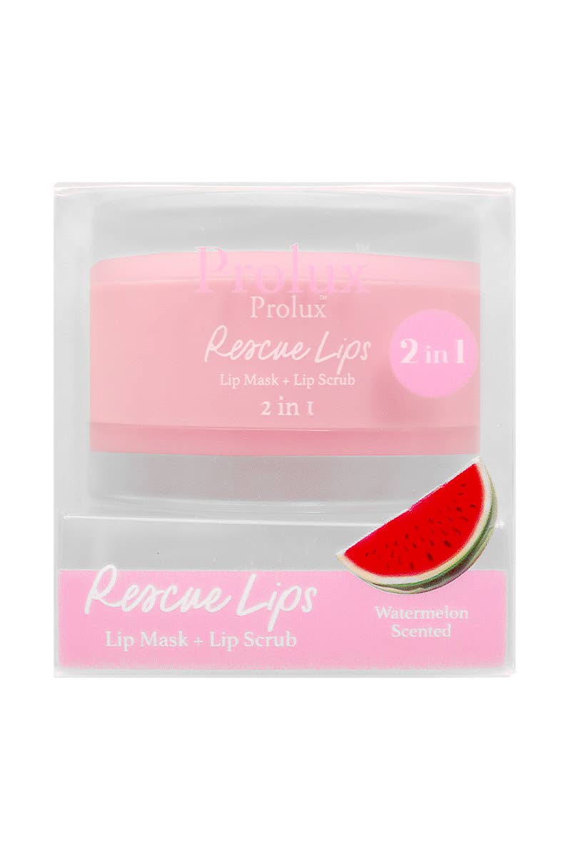PINEAPPLE Beauty - Wholesale Lip Treatment/Mask - Prolux K-434 2 in 1 Watermelon Lip Mask + Lip Scrub - 243