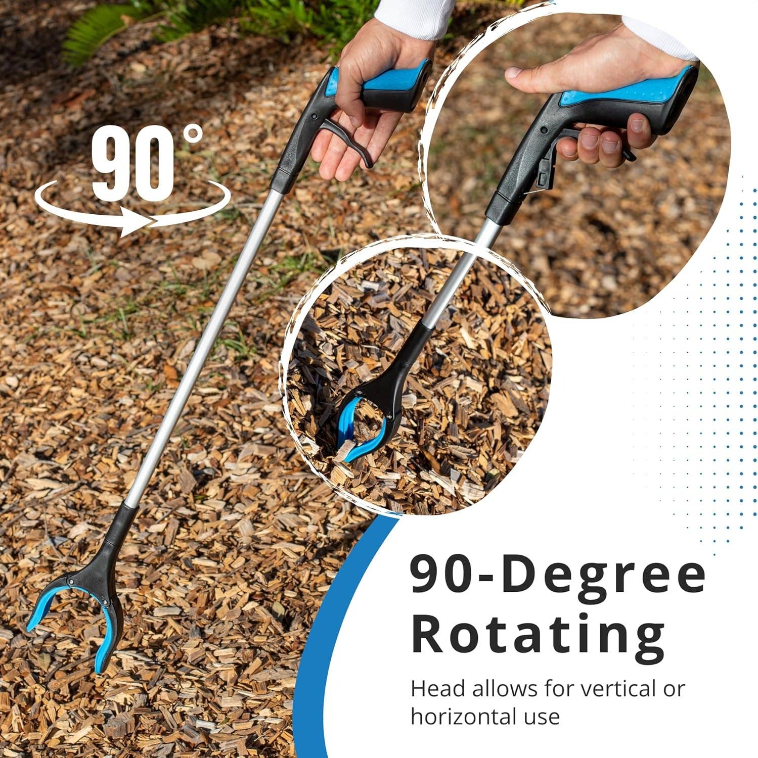 Crover - Wholesale Kitchen Tool/Gadget - 32" Grabber Reacher Tool with Rotating Head5