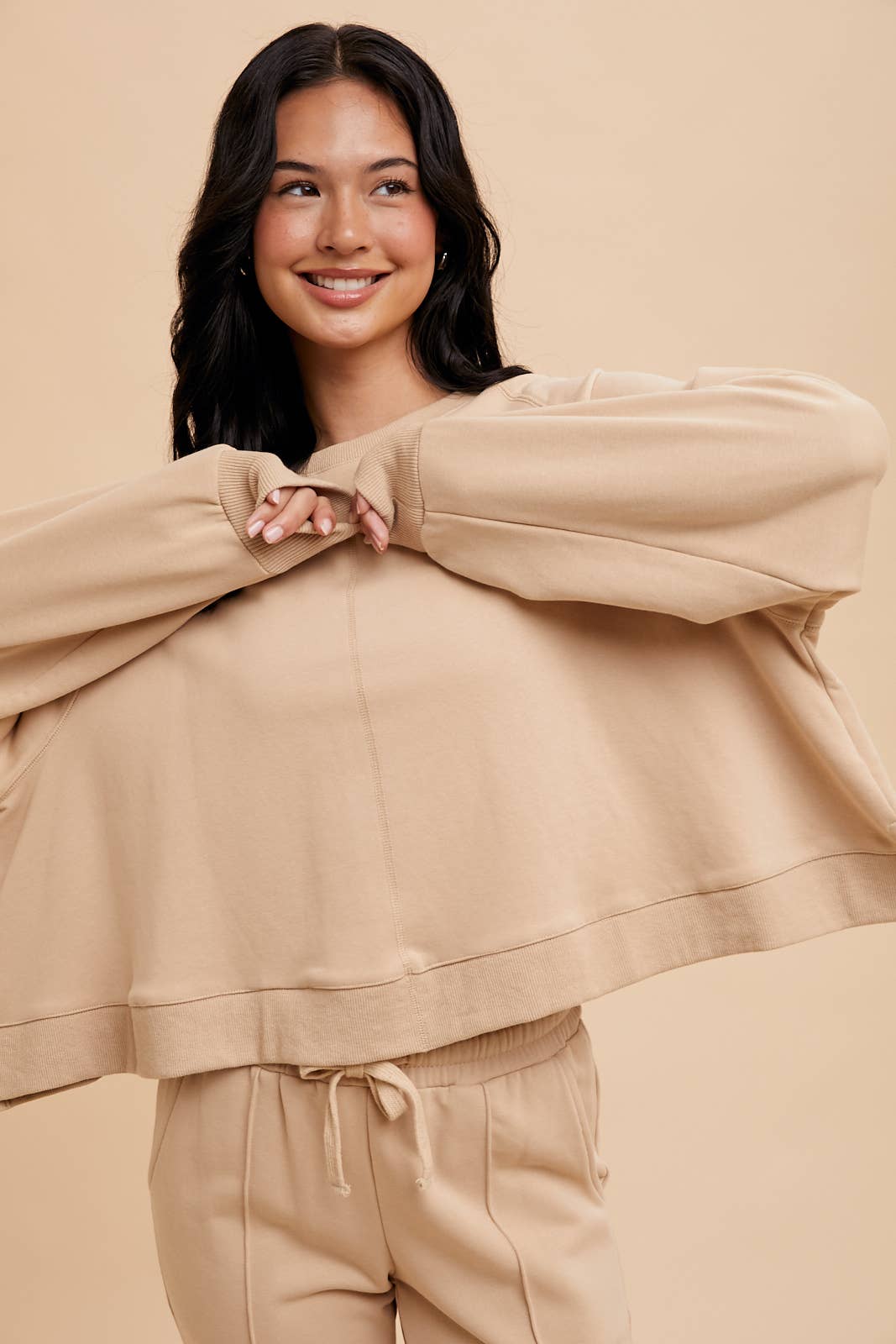 In Loom - Vente Sweat-shirt – femme - SWEAT-SHIRT RAGLAN DÉLAVÉ18