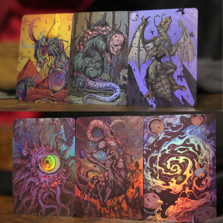 Vermilion Collection - Wholesale Tarot Cards - Gaze of the Pantheon Cthulhu Mythos Character Cards3