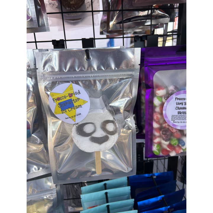 Freeze dried panda ice cream for wholesale by Rodgers jam berries