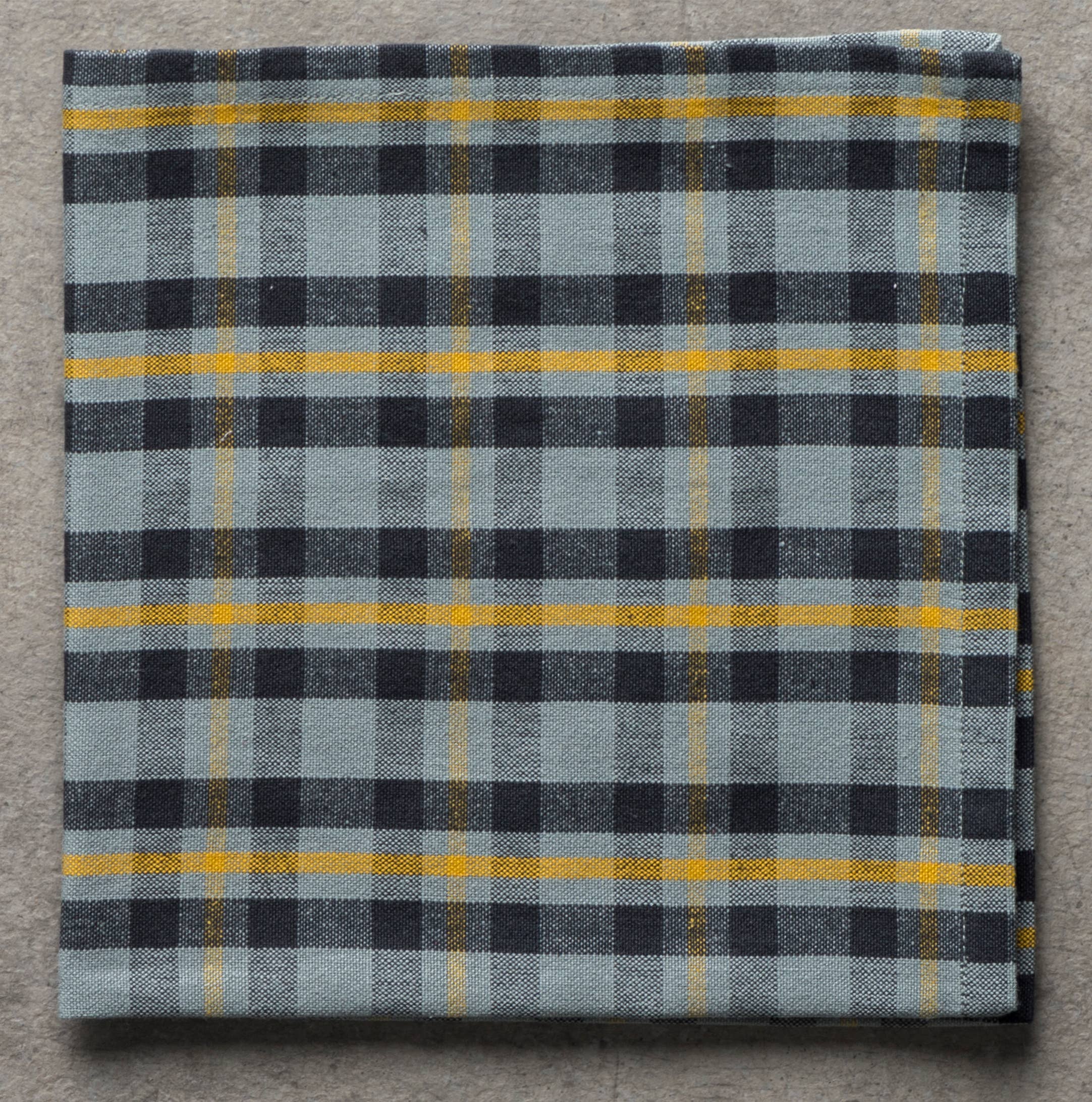 MDH - Yarn Dyed Checks - Wholesale Dinner & Cloth Napkin - Napkins 100% Cotton 18" x 18" -Set of 6-Stretch Limo Zealand3