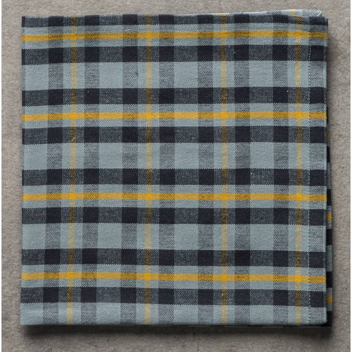 MDH - Yarn Dyed Checks - Wholesale Dinner & Cloth Napkin - Napkins 100% Cotton 18" x 18" -Set of 6-Stretch Limo Zealand3