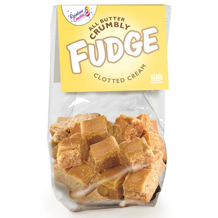 Hames Chocolates - Wholesale Fudge - UK ONLY. All Butter Clotted Cream Crumbly Fudge Grab Bag.