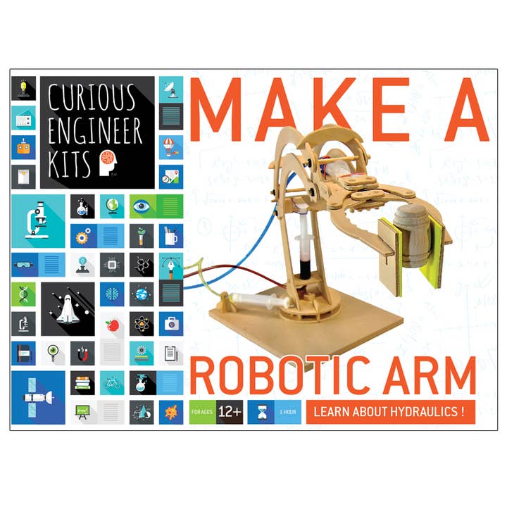 Copernicus Toys - Wholesale DIY Craft Kit - Kids - Robotic Arm Kit |Â
Wooden Engineering Model Building Kit