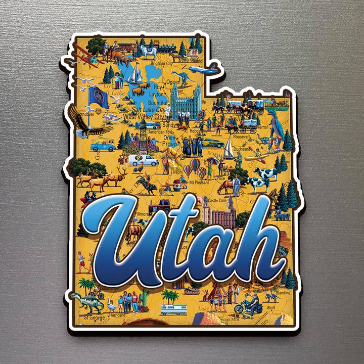 Best of Utah - Magnet for wholesale by Boardwalk Puzzle Company
