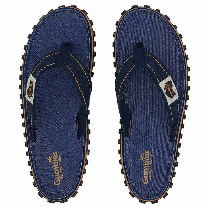Islander Flip-Flops - Women's - Denim for wholesale by Gumbies