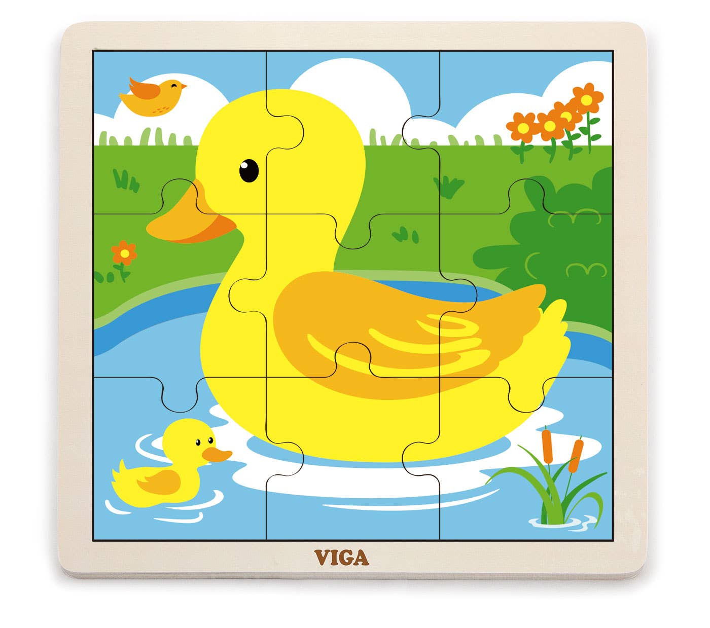 Trade Toys Limited – Puzzle - Crianças por atacado – Puzzles Viga 9 Pc - Diversos9