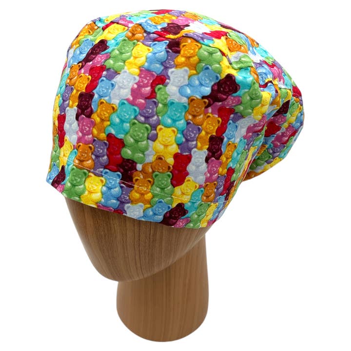 SewingLabPlus - Wholesale Healthcare Uniform - Women's - Scrub Cap Euro Geometric Scrub Hat Adjustable Medical Cap