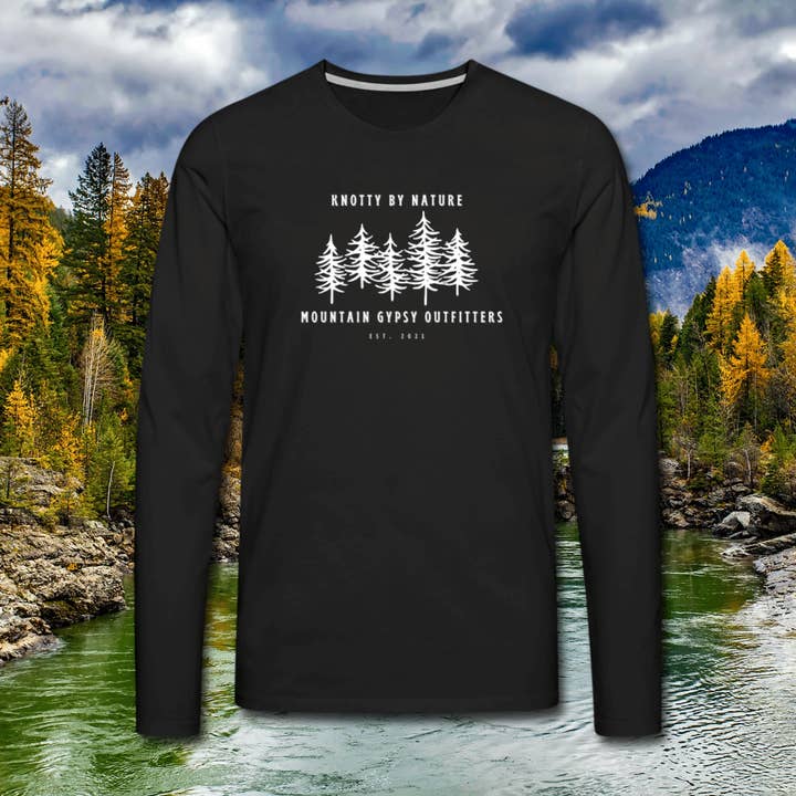 Knotty Langærmet for engroshandel hos Mountain Gypsy Outfitters