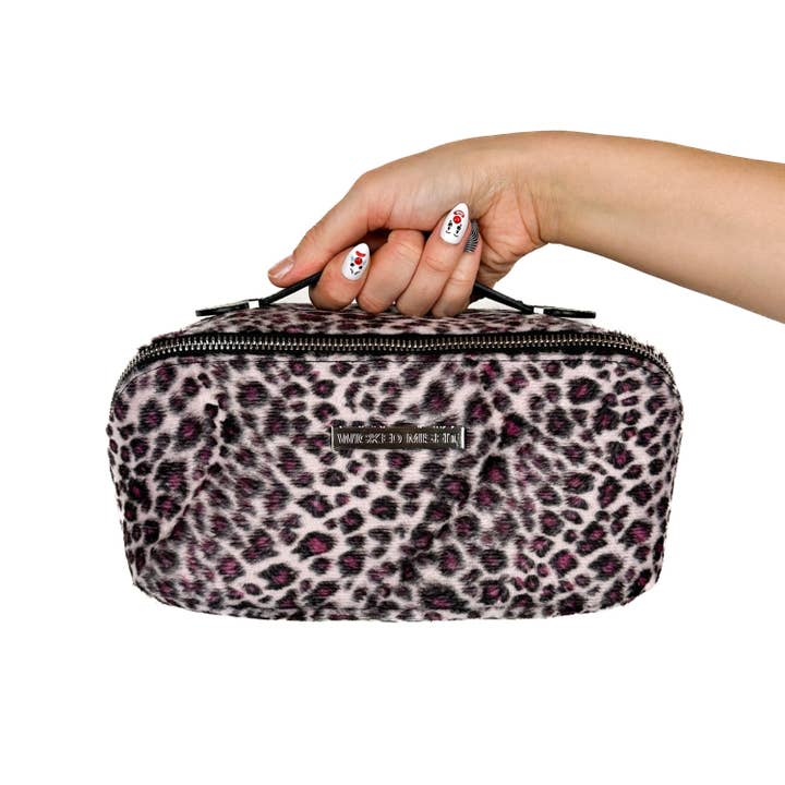 Leopard Makeup Bags for wholesale by Wicked Misfit