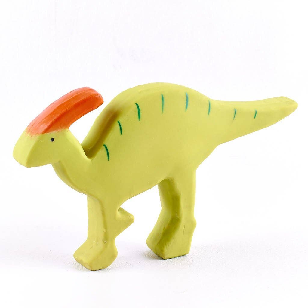 Tikiri Toys LLC - Wholesale Classic Toy - Kids - Baby Parasaurolophus (Para) Natural Organic Rubber Toy2