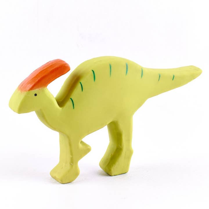 Tikiri Toys LLC - Wholesale Classic Toy - Kids - Baby Parasaurolophus (Para) Natural Organic Rubber Toy2