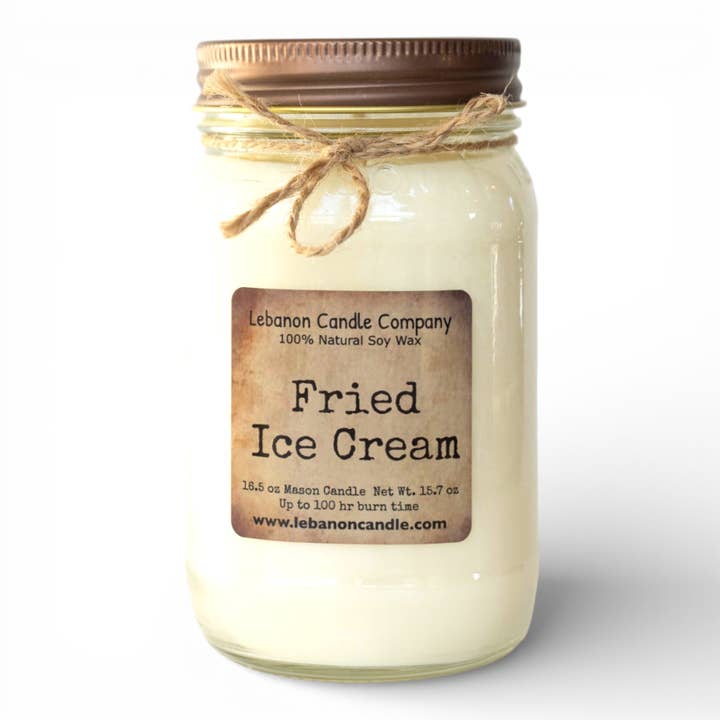 Lebanon Candle Company – Großhandel Kerze im Glas / gefüllte Kerze – Gebratene Eiscreme-Kerze