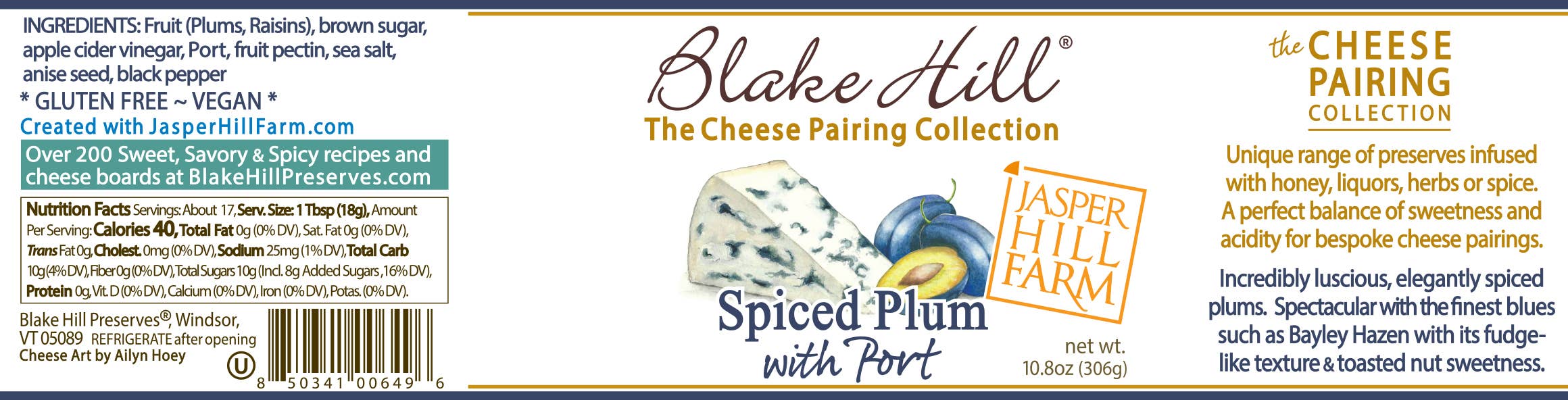 Blake Hill Preserves - Wholesale Jam/Jelly - Spiced Plum with Port10