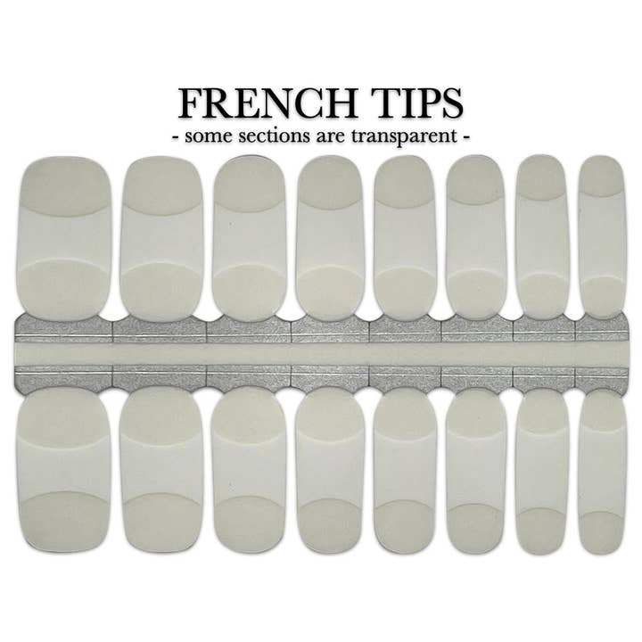 Nail Wrap - French Tips for wholesale by Salted Avenue