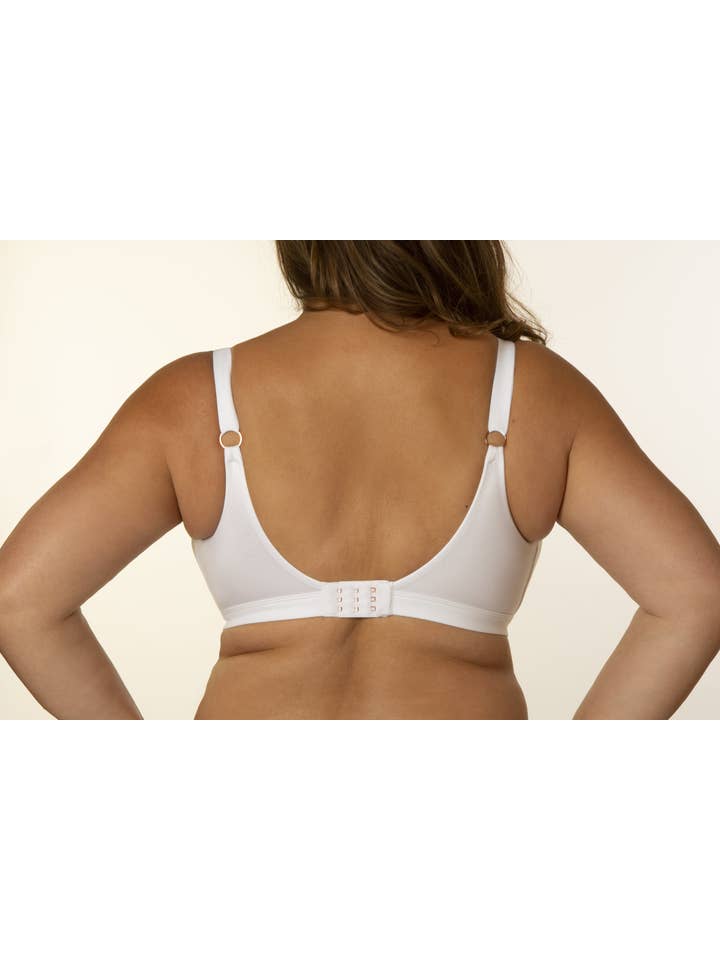 Freedom Underwear – wholesale BH - Dam – The Freedom Bra White - BH utan bygel för fylligare byst