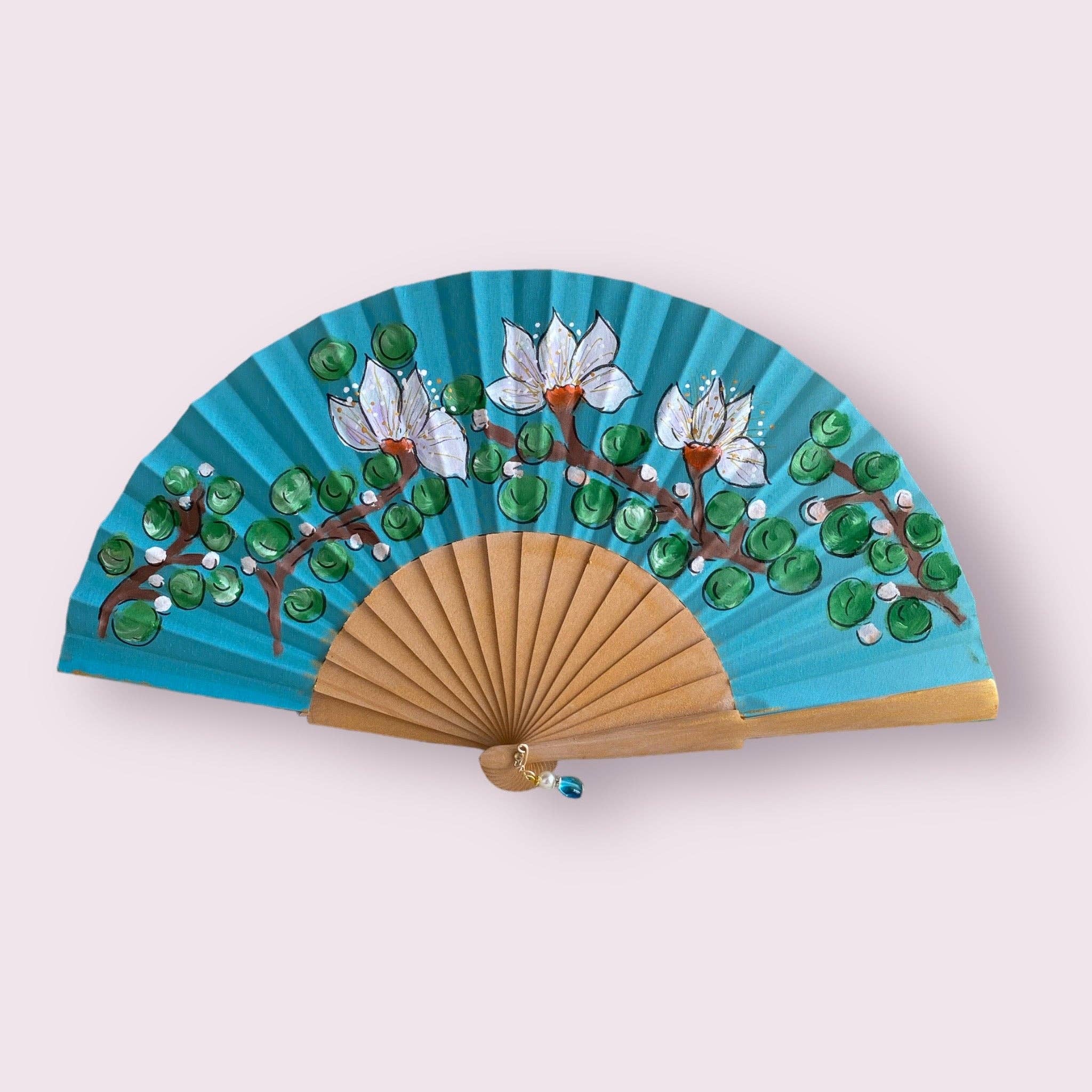 Arte e sfizio - Wholesale Handheld Folding Fan - painted flower fans14