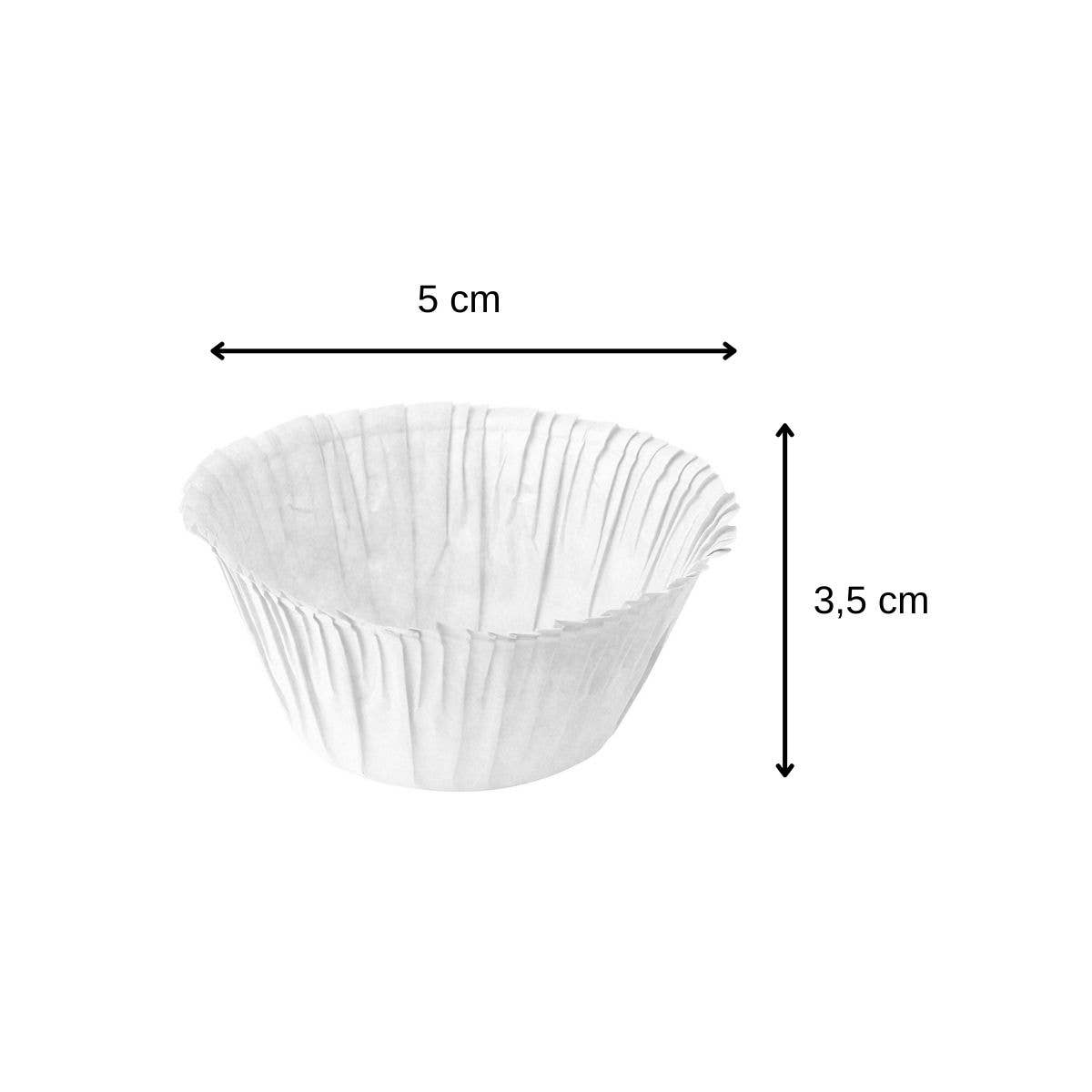 Zenker - Wholesale Cupcake/Muffin Pan - Zenker White Paper Muffin Cups, Pack of 303
