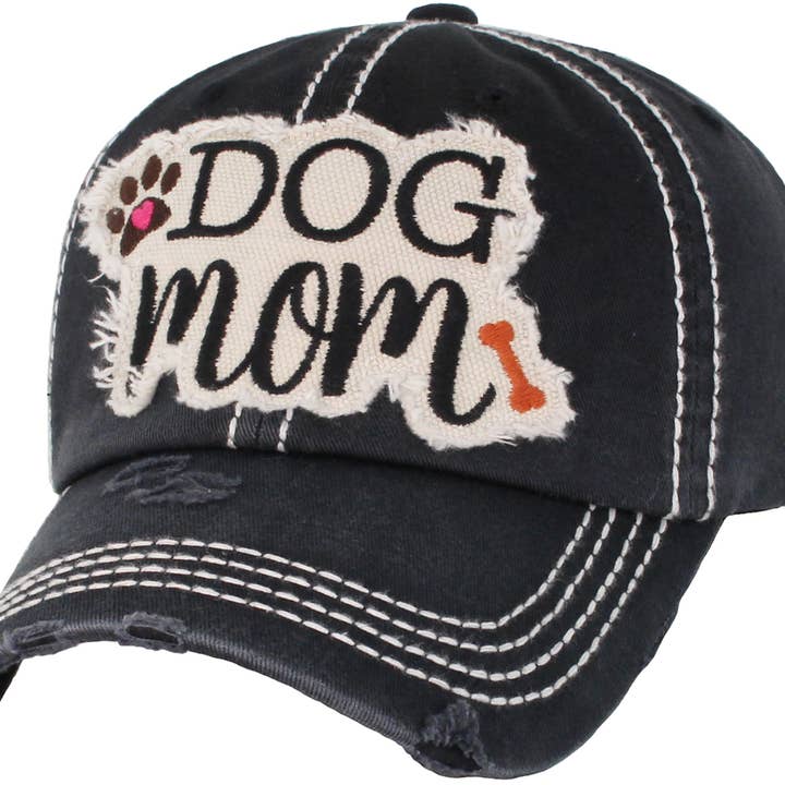 KBETHOS - Wholesale Baseball Cap - Women's - DOG MOM WASHED VINTAGE BALLCAP