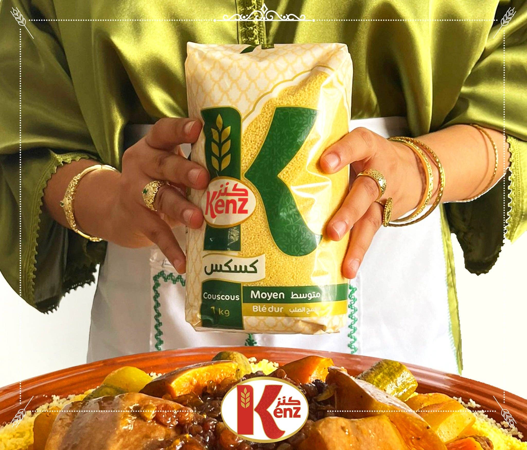 MENA Distribution - Wholesale Pasta - Kenz Medium Couscous4