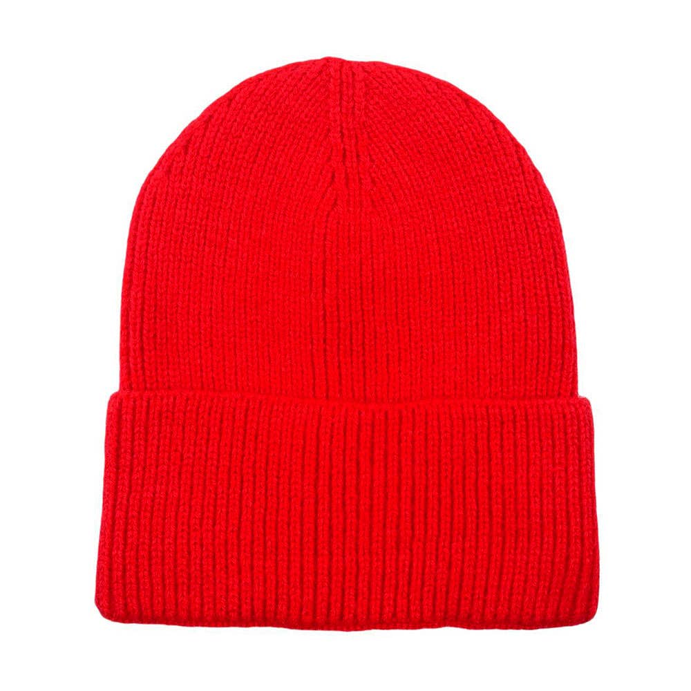 Sensibling Corp. - Venta al por mayor Gorro de lana - Unisex - Gorro de punto acanalado liso con puños35
