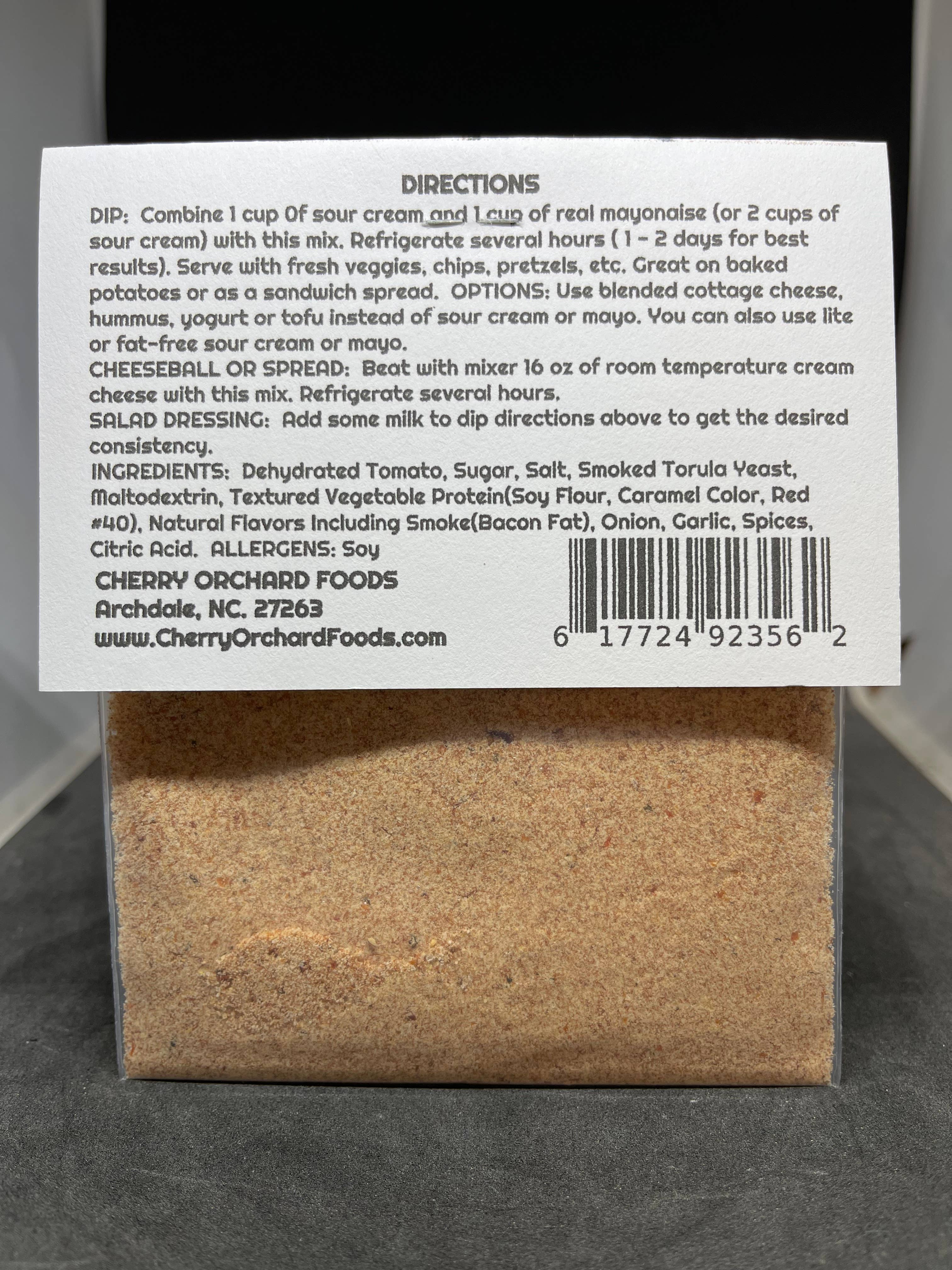 Cherry Orchard Foods - Vente Sauces - Mélanges pour trempettes (Emballage original)4