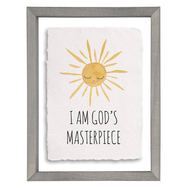 Dios's Masterpiece Sun - Rectángulo de arte flotante para venta al por mayor de Sincere Surroundings