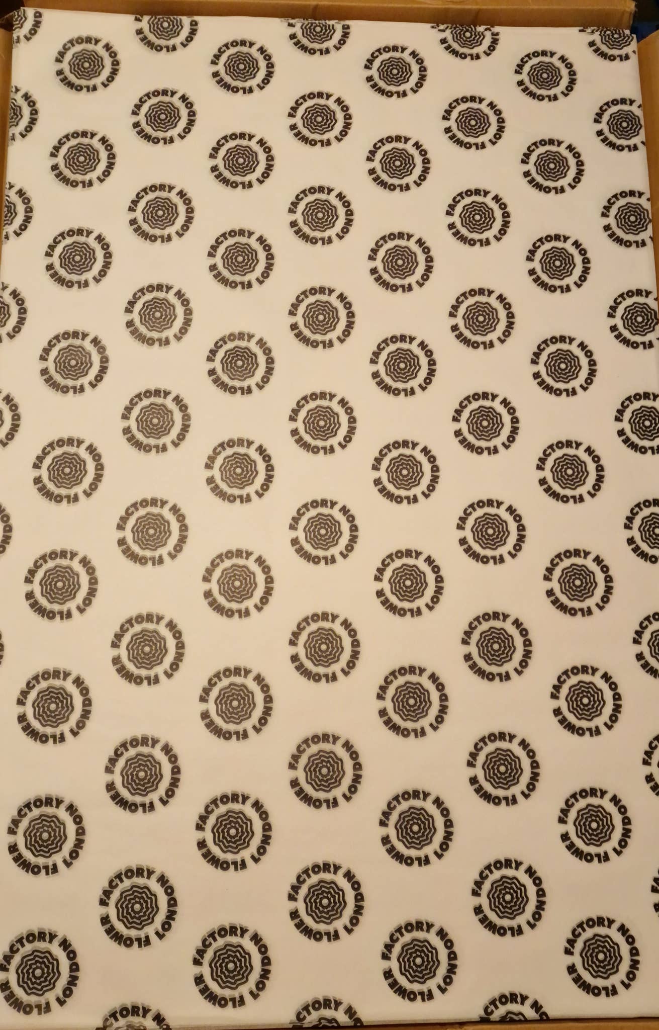 1 color Papel de seda personalizado 100 % compostable de venta al por mayor en Faire3