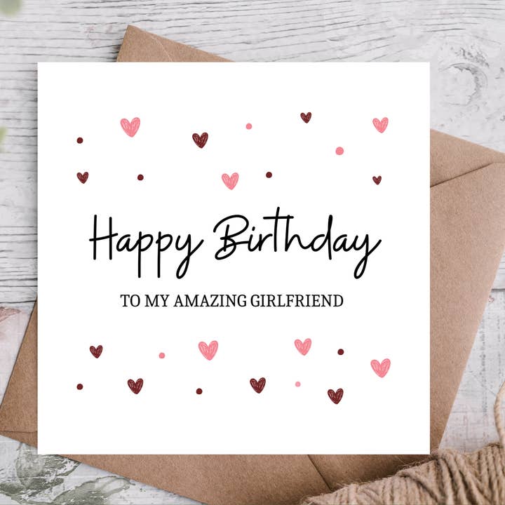 Amazing Girlfriend Card | Girlfriend Birthday Card for wholesale by Highgrove Cards