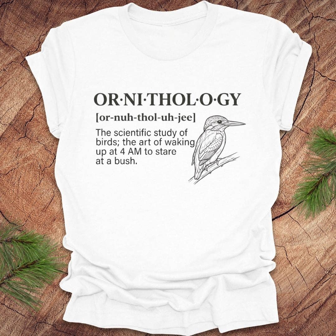 Wandering Owl Adventure Co. - Wholesale Screen Printed T-Shirt - Unisex - Funny Ornithology Definition Tee1