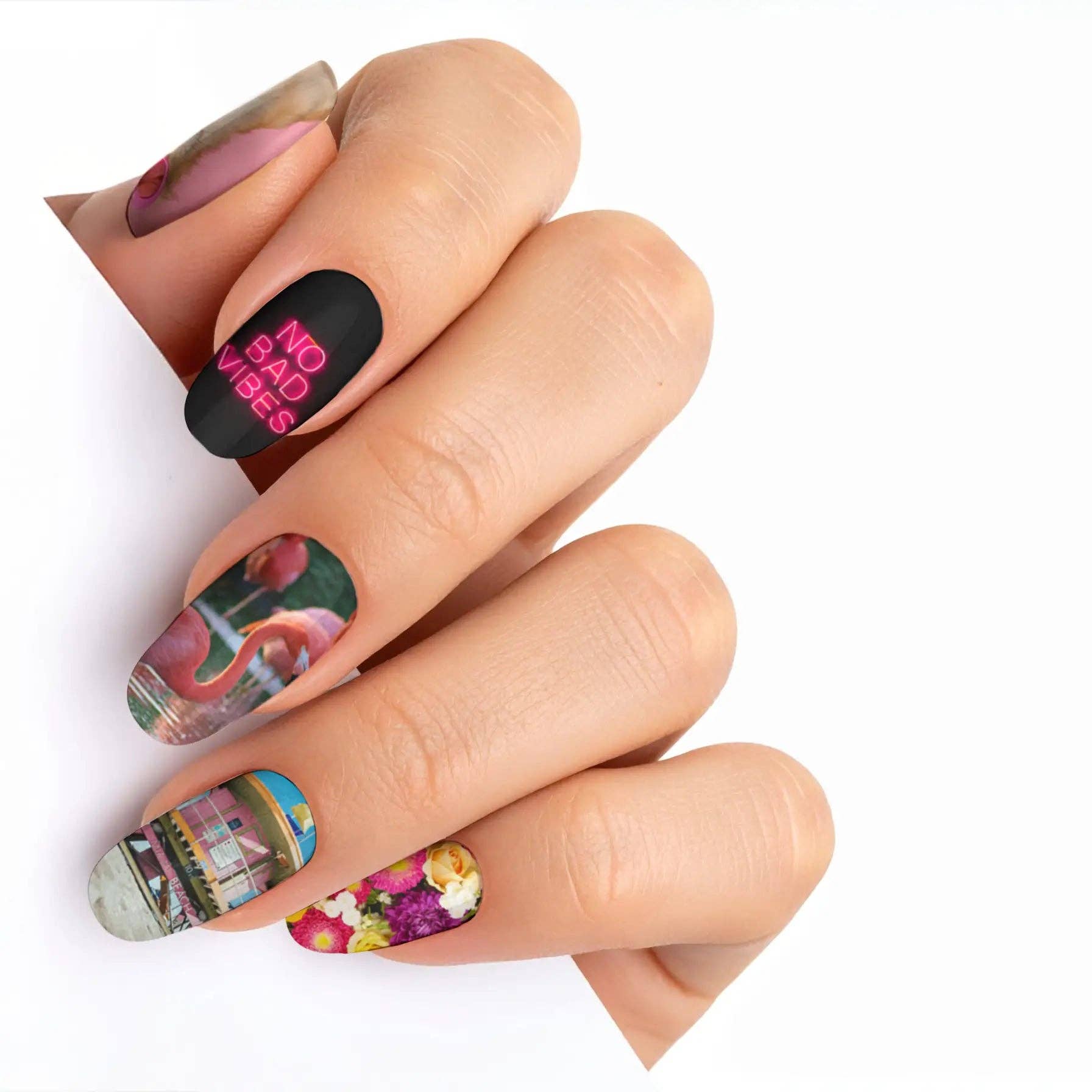 FYNE BODY - Wholesale Press-on/fake nails - Design Your Own Custom Press-On Nails - Oval73