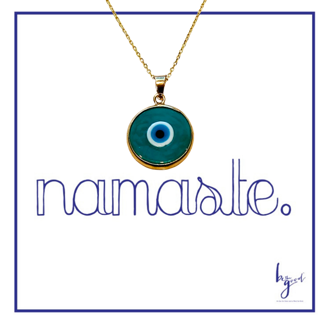 Be the Good - Wholesale Pendant/Charm Necklace - Glass Third Eye Necklace5