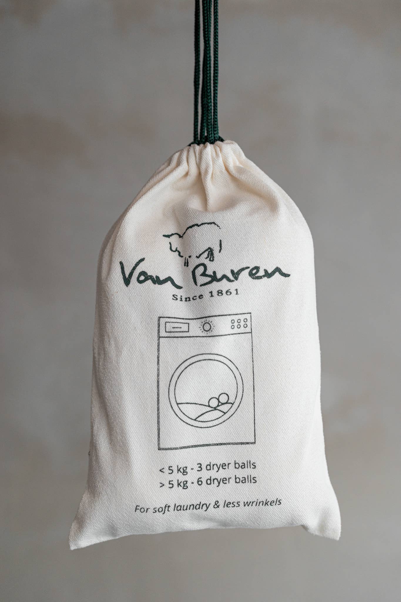 Van Buren - Wholesale Dryer Balls - Wool Dryer Balls - Bag of 6 pieces1