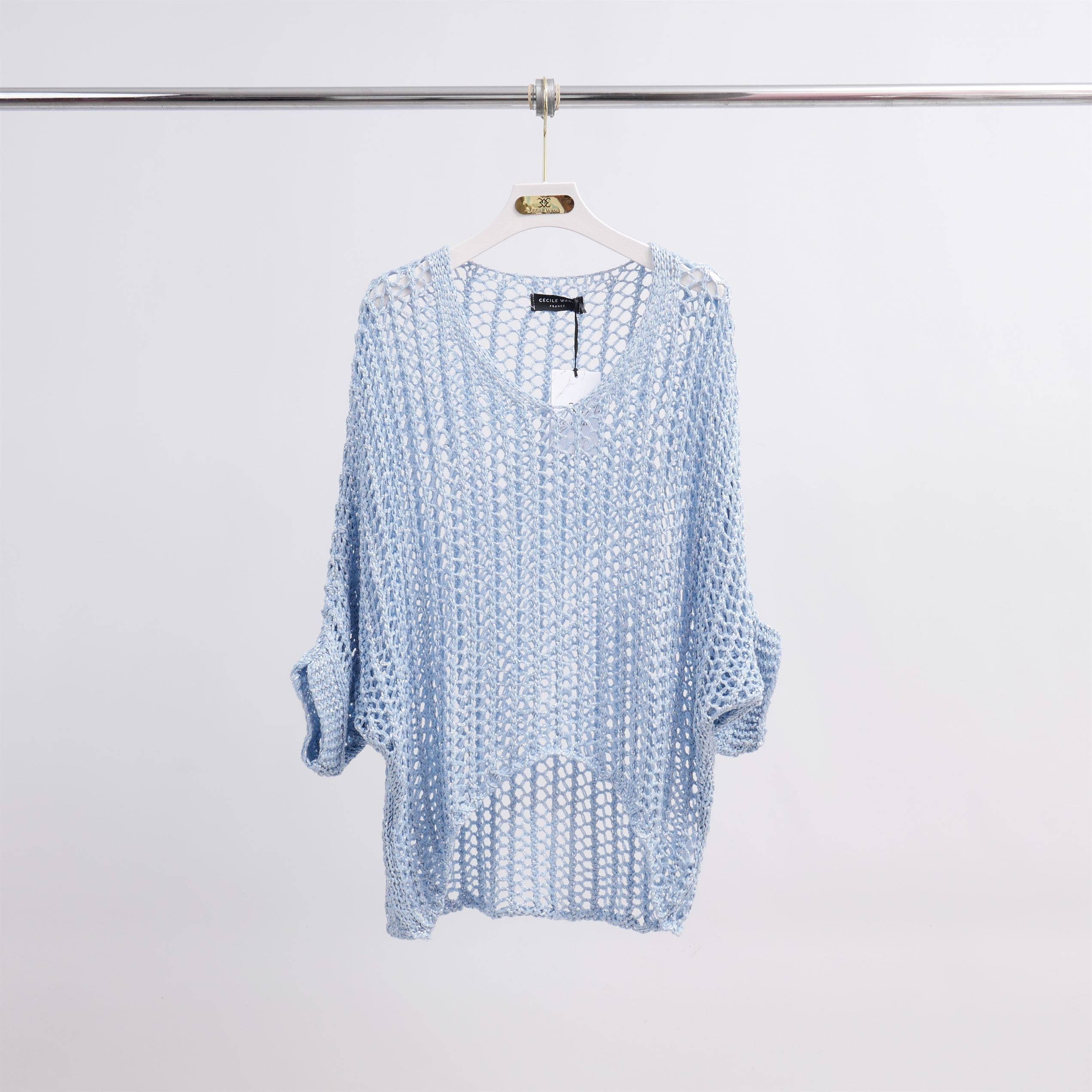 Cecile Wang - Wholesale Knit Sweater - Women's - MT8013 crochet sweater8