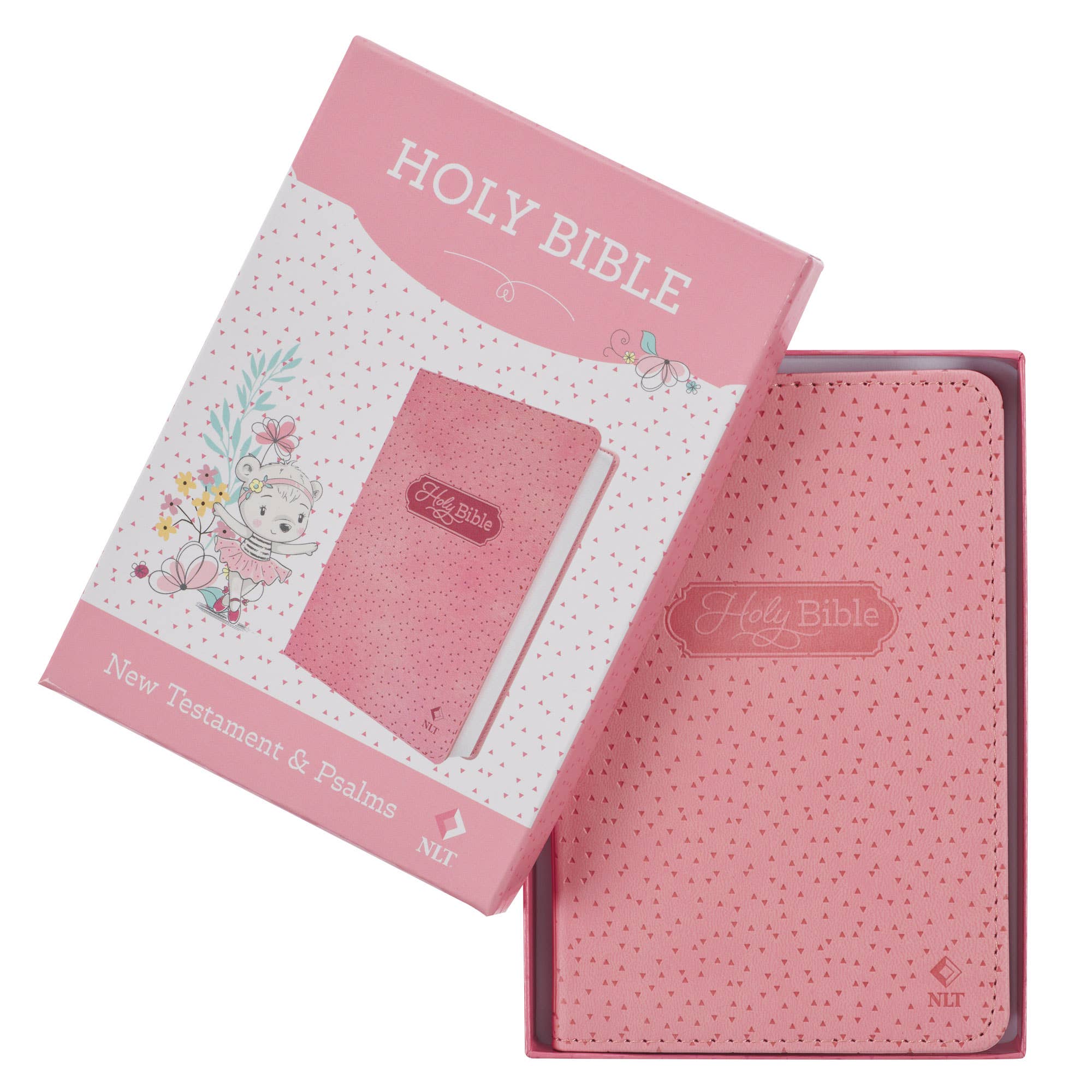 Christian Art Gifts - Wholesale Religion - Bible NLT Infant New Testament Faux leather, Pink7