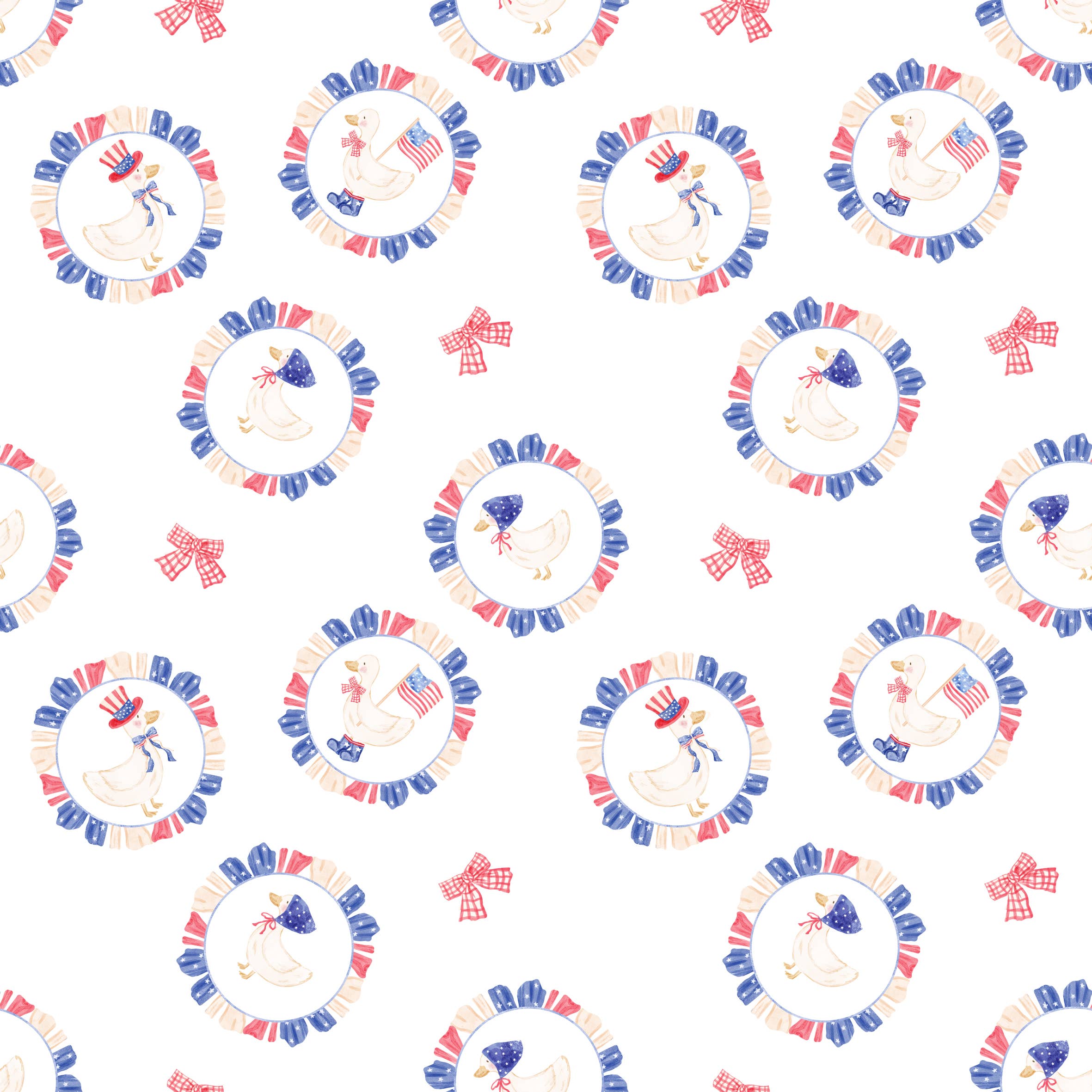 LURE by Lina - Wholesale Sleepsuit - Baby - Patriotic Goose 🇺🇸0