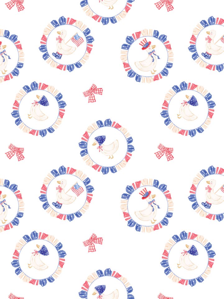 LURE by Lina - Wholesale Sleepsuit - Baby - Patriotic Goose 🇺🇸
